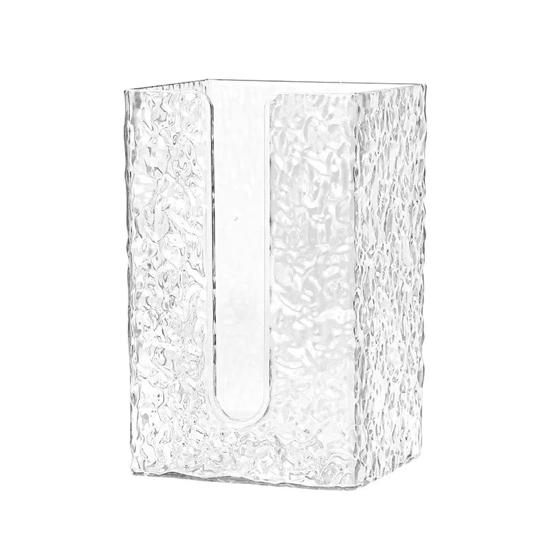 ❄️ Soporte para Papel Higiénico de Baño –✨ Estilo Glaciar Acrílico Montado en la Pared