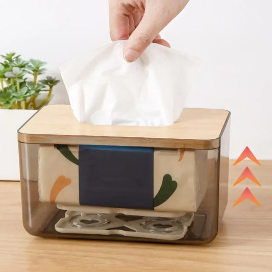 ✨✨ Caja de pañuelos con mecanismo de resorte – Uso en cocina y coche