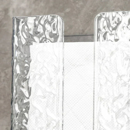 ❄️ Soporte para Papel Higiénico de Baño –✨ Estilo Glaciar Acrílico Montado en la Pared