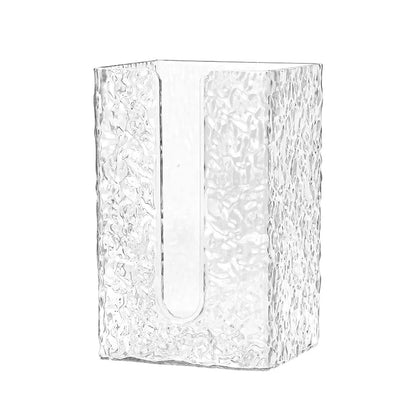 ❄️ Soporte para Papel Higiénico de Baño –✨ Estilo Glaciar Acrílico Montado en la Pared